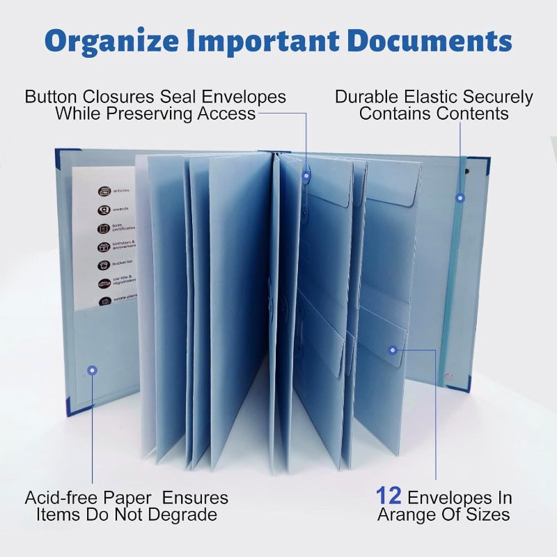 Shoplarke Accordion Organizer Folio