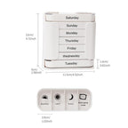 Shoplarke 7-Day Pill Organizer