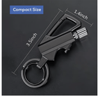 Meonsopoli Permanent Match Infinity Lighter with Multitool Keychain Bottle Opener