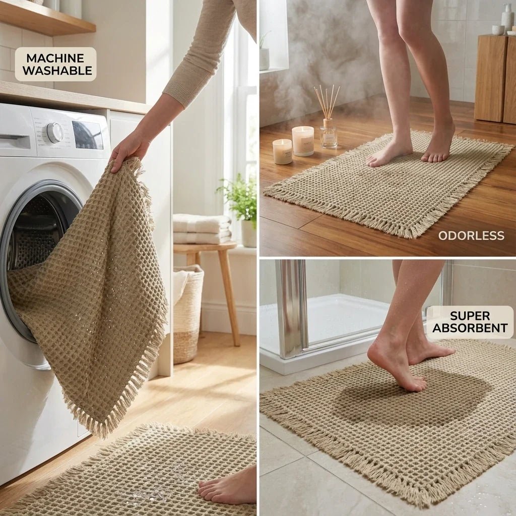 Domisana QuickDry Waffle Bath Mat
