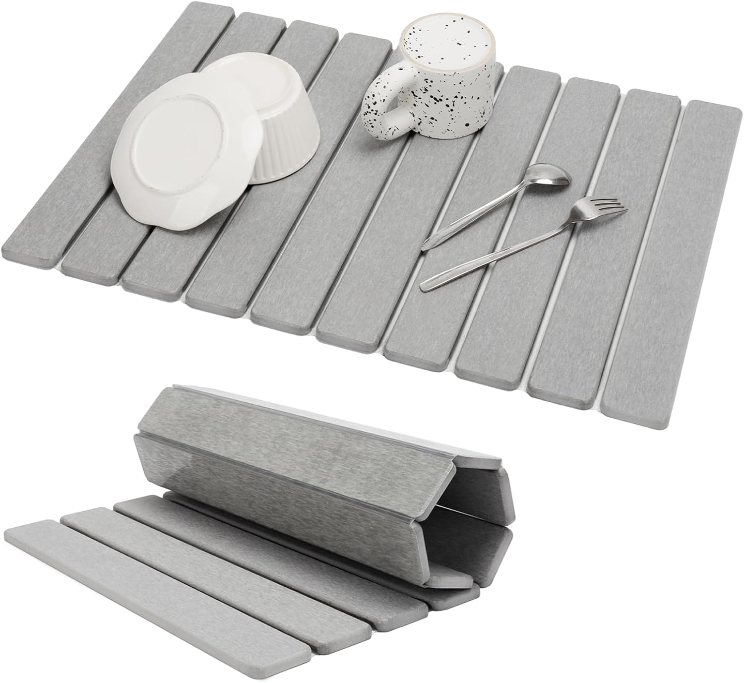 Domisana InstaDry Stone Drying Mat – Super Absorbent Foldable Diatomite Drying Mat