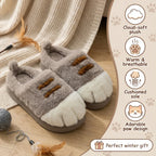 Domisana Cat Paw Plush Slippers