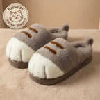 Domisana Cat Paw Plush Slippers