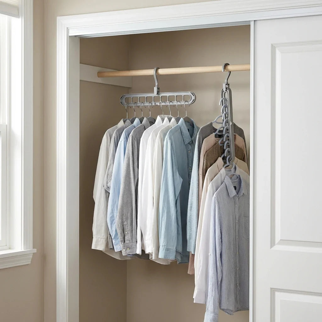 Domisana SpaceLift Closet Hanger System (3-Pack)