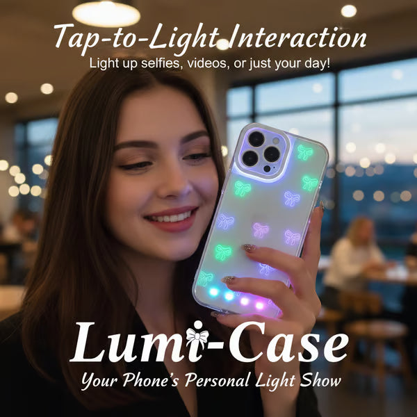 (🎁Last Day 49% OFF)📱Vibrant LED Bowknot Phone Case