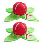 Orange Hide-and-Seek Plush Dog Toy