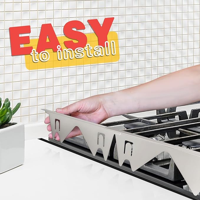 Imaginarye Retractable Stainless Steel Stove Gap Covers