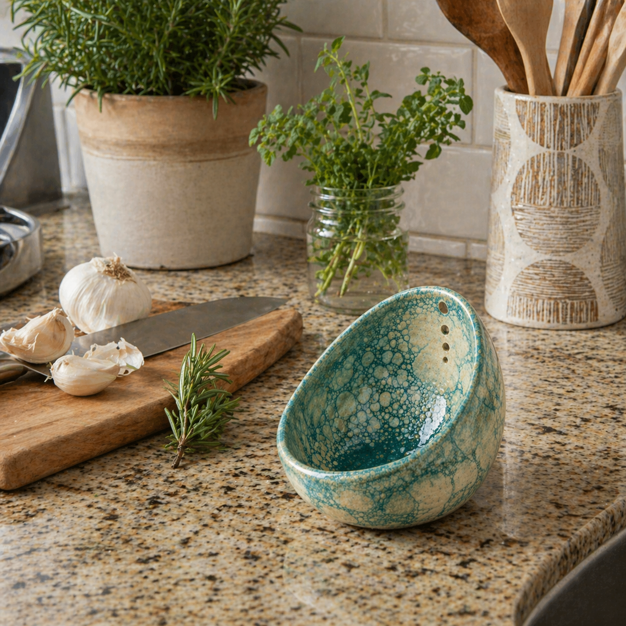 Mary Ackerman Shop Pottery Herb Stripper