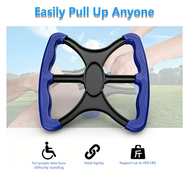 Elderlyfy Standing Aid and Handicap Bar with No-Slip Grip Handles