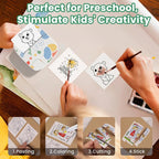 Eternipeace Mini Portable Sticker Printer with 5 Rolls Paper