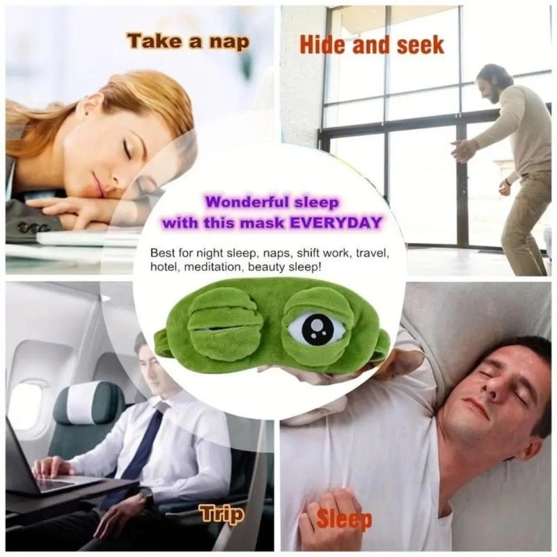 Everyneeding Funny 3D Frog Sleep Mask