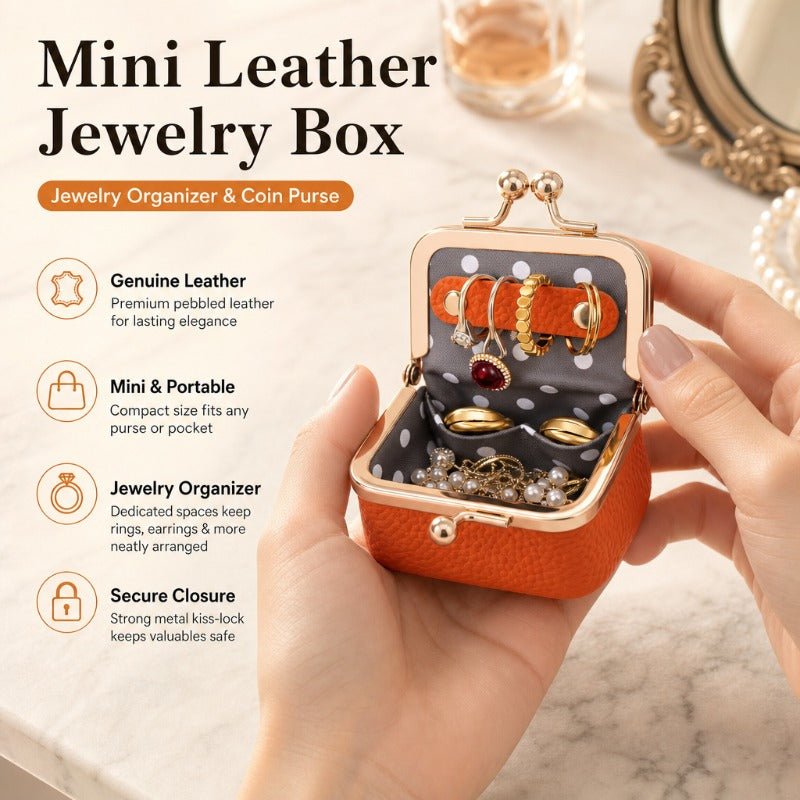 Everyneeding Mini Travel Jewelry Case