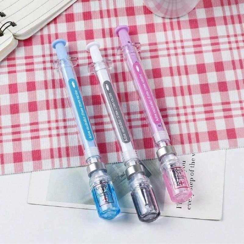 Everyneeding Syringe Shape Gel Pens