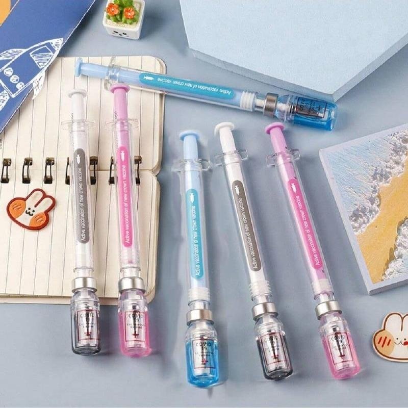 Everyneeding Syringe Shape Gel Pens