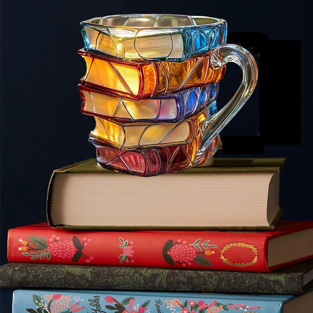 🔥Hot Sale 49% off🌟Novelty 3D Painted Book Mug— Where Literature Meets Art in Your Morning Routine 📚☕