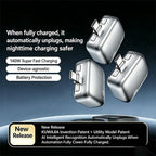 Comprisely Smart Auto Stop Charging Protector - AI Auto Disconnect 140W Fast Charger | Overcharge Protection for iPhone & Android