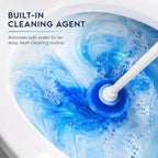 Keepholdly Hands-Free Flip-Top Disposable Toilet Brush