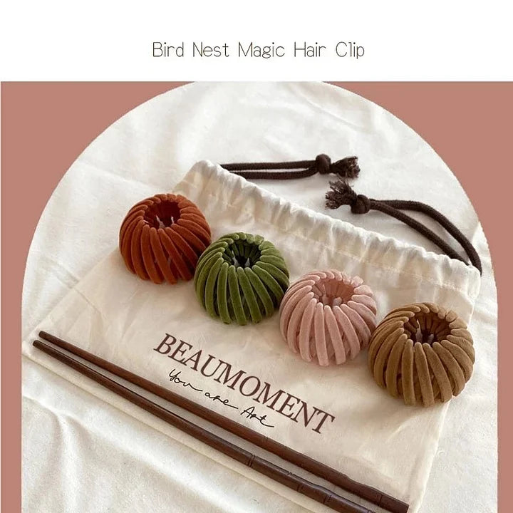 (🌲Christmas Hot Sale- 49% OFF) Bird Nest Magic Hair Clip - Buy 5 Get Extra 20% OFF