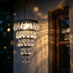 Imaginarye Solar Hanging Crystal Chandelier