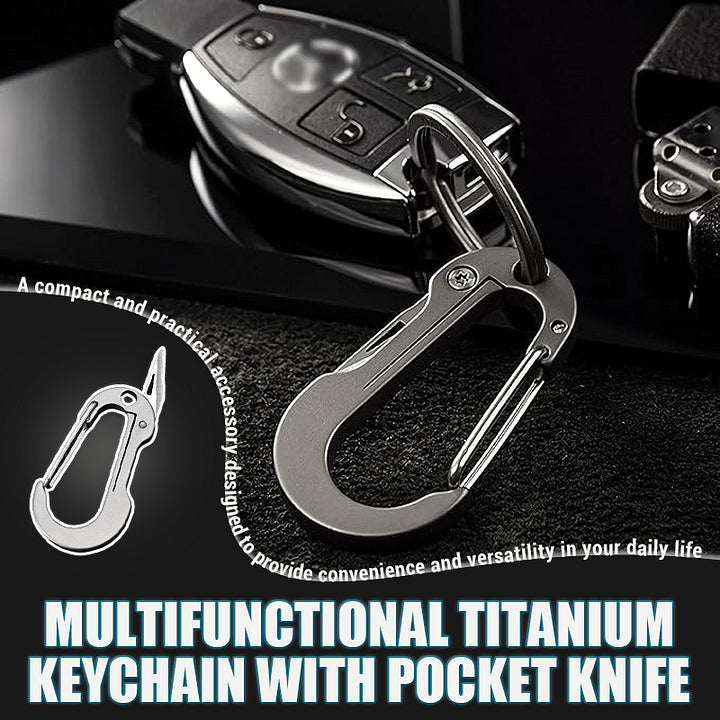 (🔥Early Christmas Sale- 49% OFF) Multifunctional Titanium Alloy Keychain