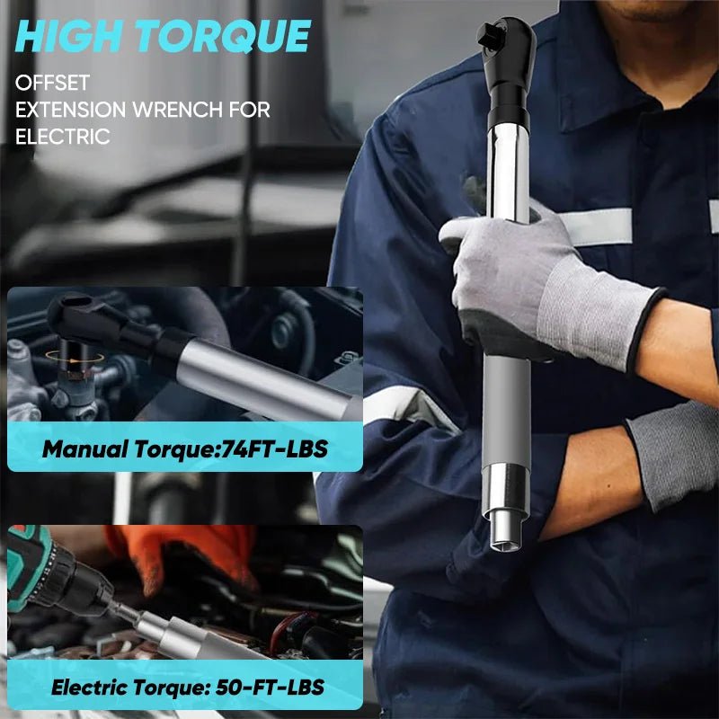 Hardvoro Heavy Duty Wrench Extension Bar – Torque Booster for Tight Spaces