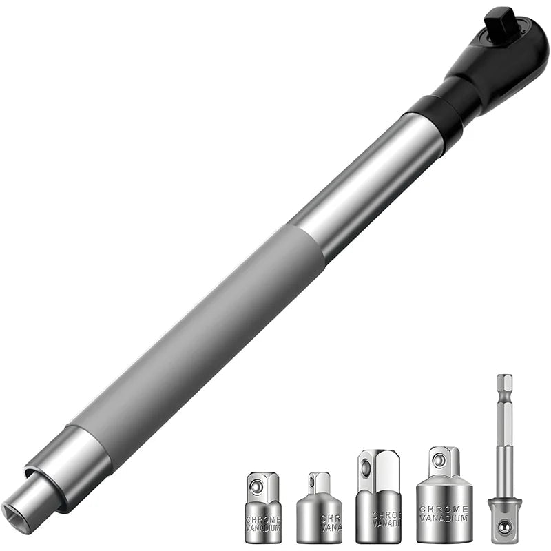 Hardvoro Heavy Duty Wrench Extension Bar – Torque Booster for Tight Spaces