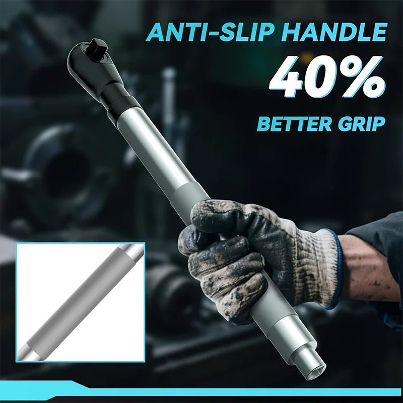Hardvoro Heavy Duty Wrench Extension Bar – Torque Booster for Tight Spaces