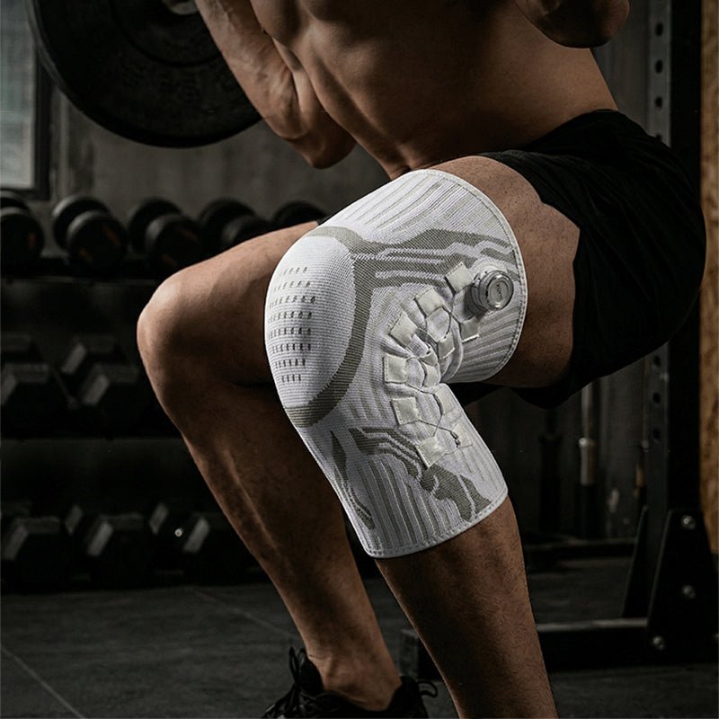 KneeFix Dial Adjustable Knee Brace with Silicone Cushion Support