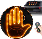 Krejova Car Finger Light with Remote, Hand Gesture Amber LED Light 