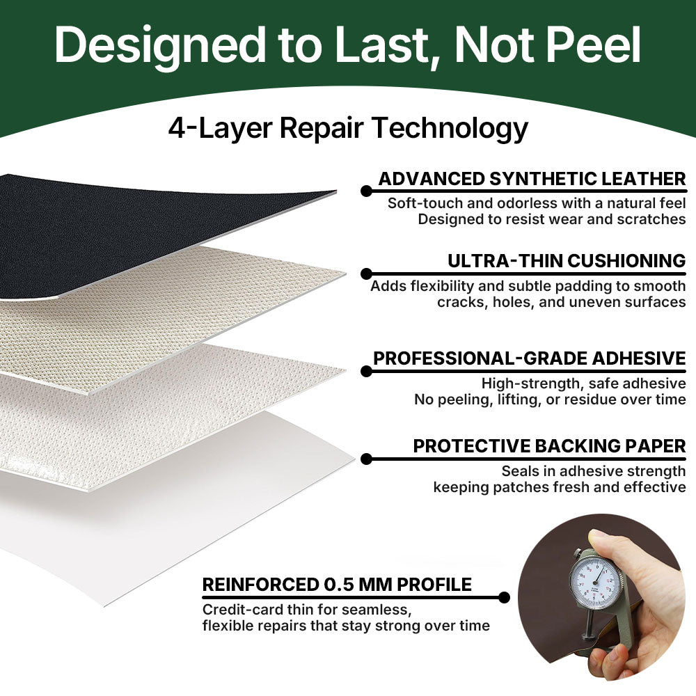 Cremsy Self-adhesive Leather Repair Patch