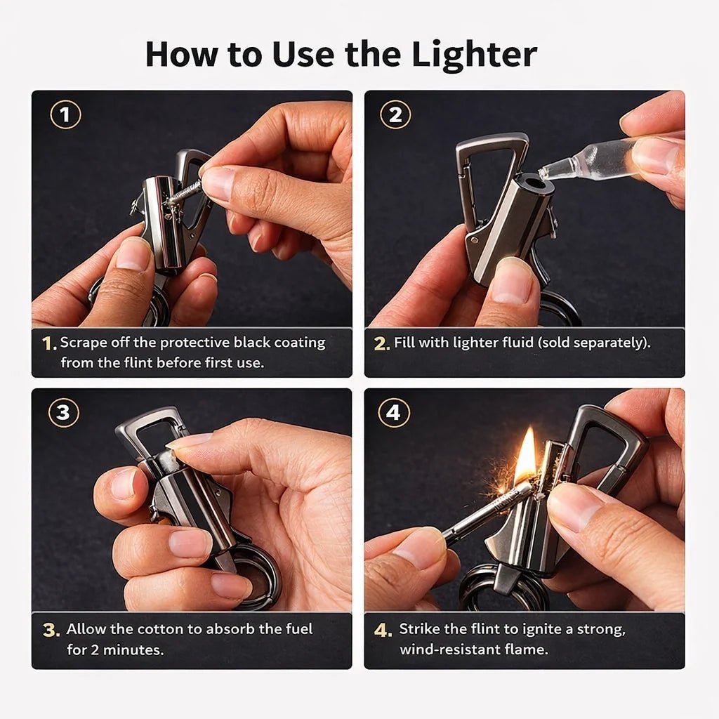 OffGridio Keychain Multi-Tool Lighter 3