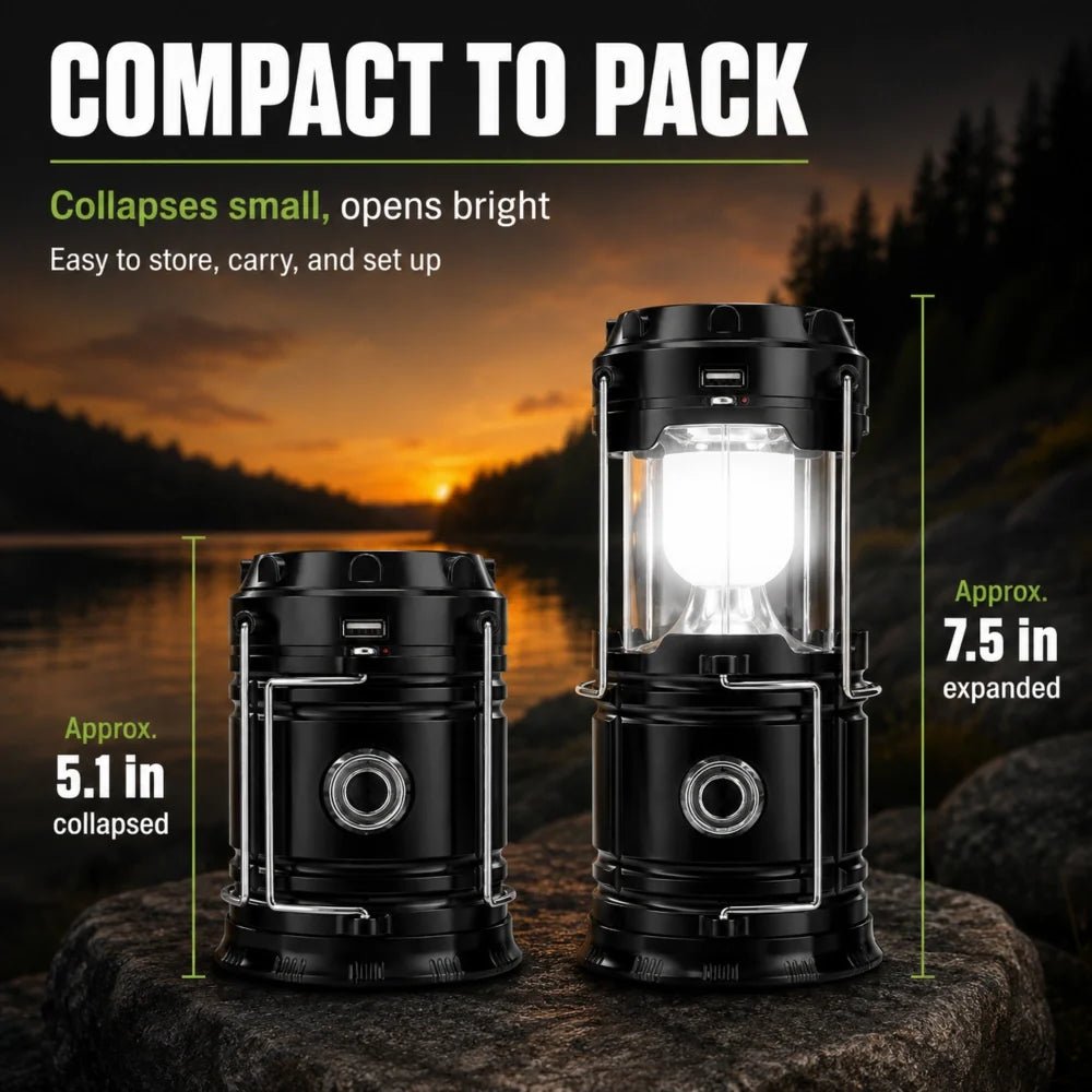 OffGridio Solar Camping Lantern