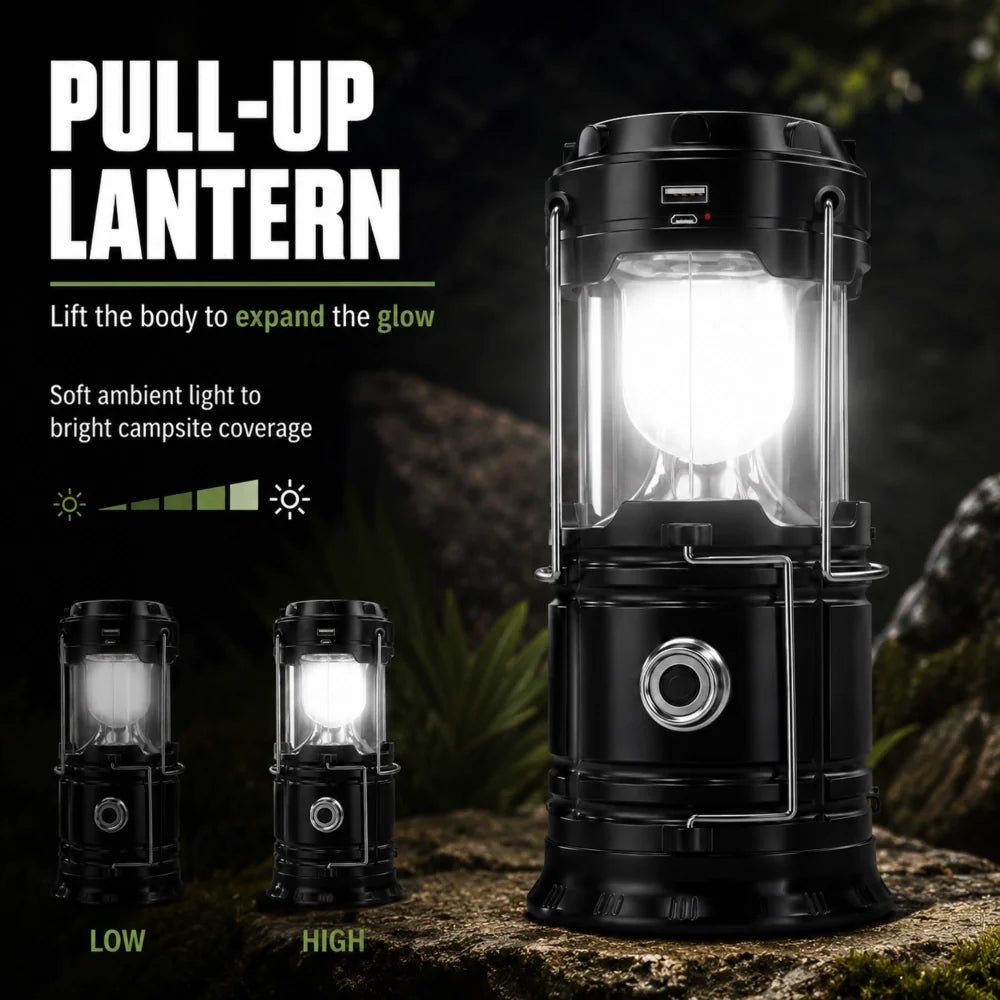 OffGridio Solar Camping Lantern