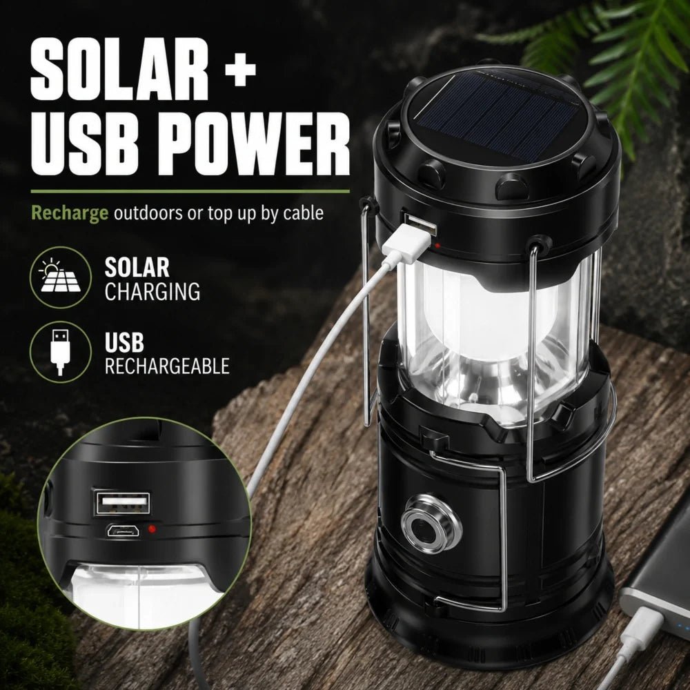 OffGridio Solar Camping Lantern