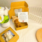 Okhall Handmade Mini Plush Teddy Bear in Box