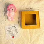 Okhall Handmade Mini Plush Teddy Bear in Box
