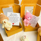 Okhall Handmade Mini Plush Teddy Bear in Box