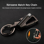 Oveliana Survival Kerosene Lighter – Metal Keychain, Waterproof & Windproof