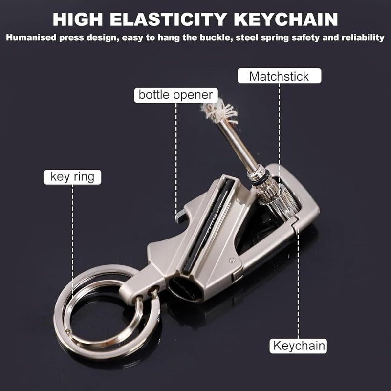 Oveliana Survival Kerosene Lighter – Metal Keychain, Waterproof & Windproof