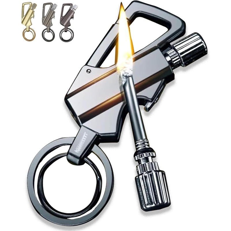 Oveliana Survival Kerosene Lighter – Metal Keychain, Waterproof & Windproof
