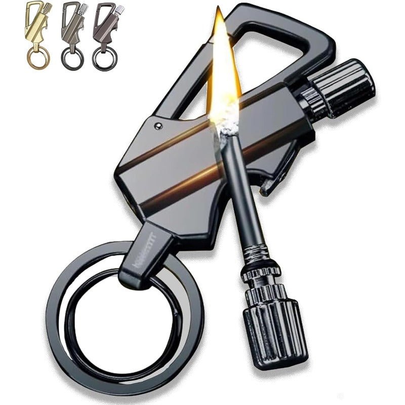 Oveliana Survival Kerosene Lighter – Metal Keychain, Waterproof & Windproof