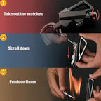 Oveliana Survival Kerosene Lighter – Metal Keychain, Waterproof & Windproof