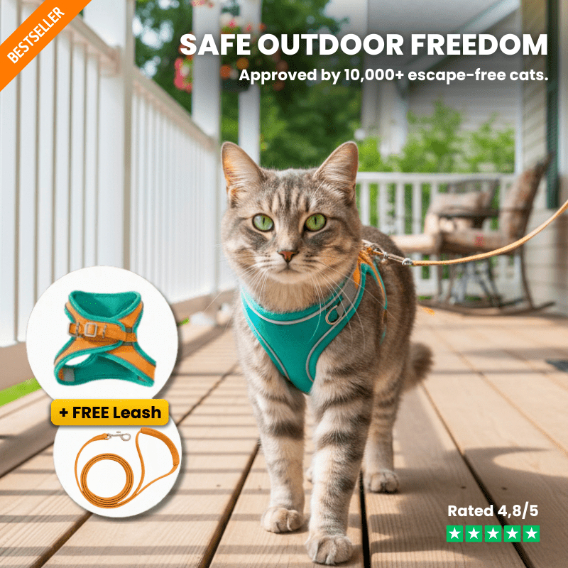 Pawras Escape-proof Cat Harness + Leash