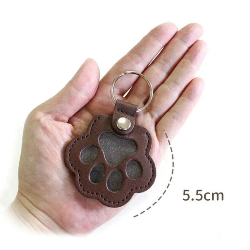 Pets Atelier | Memorial Leather Pet Hair Storage Keychain