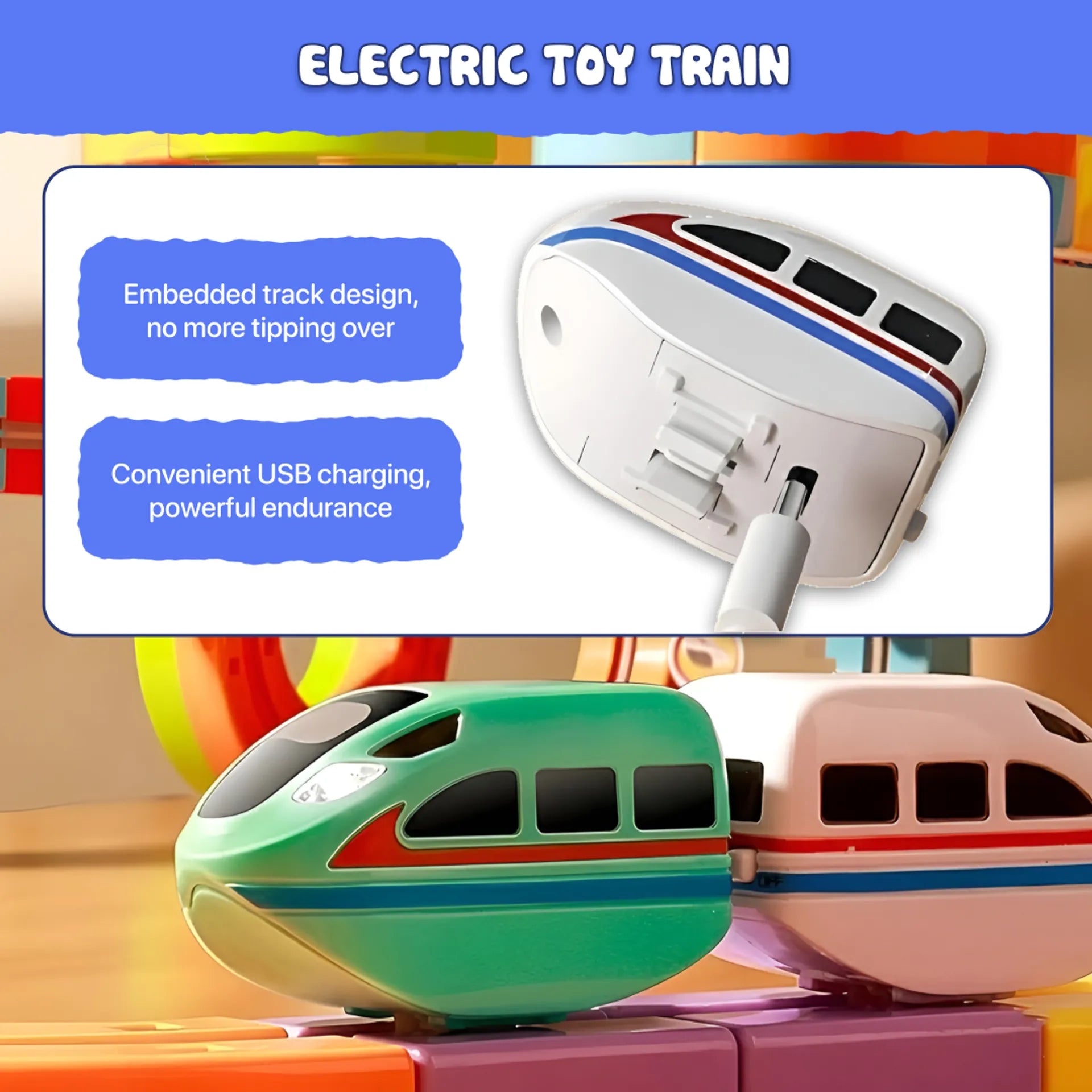 TrackFusion 3D Train Routes With Mix-And-Match STEM Cubes