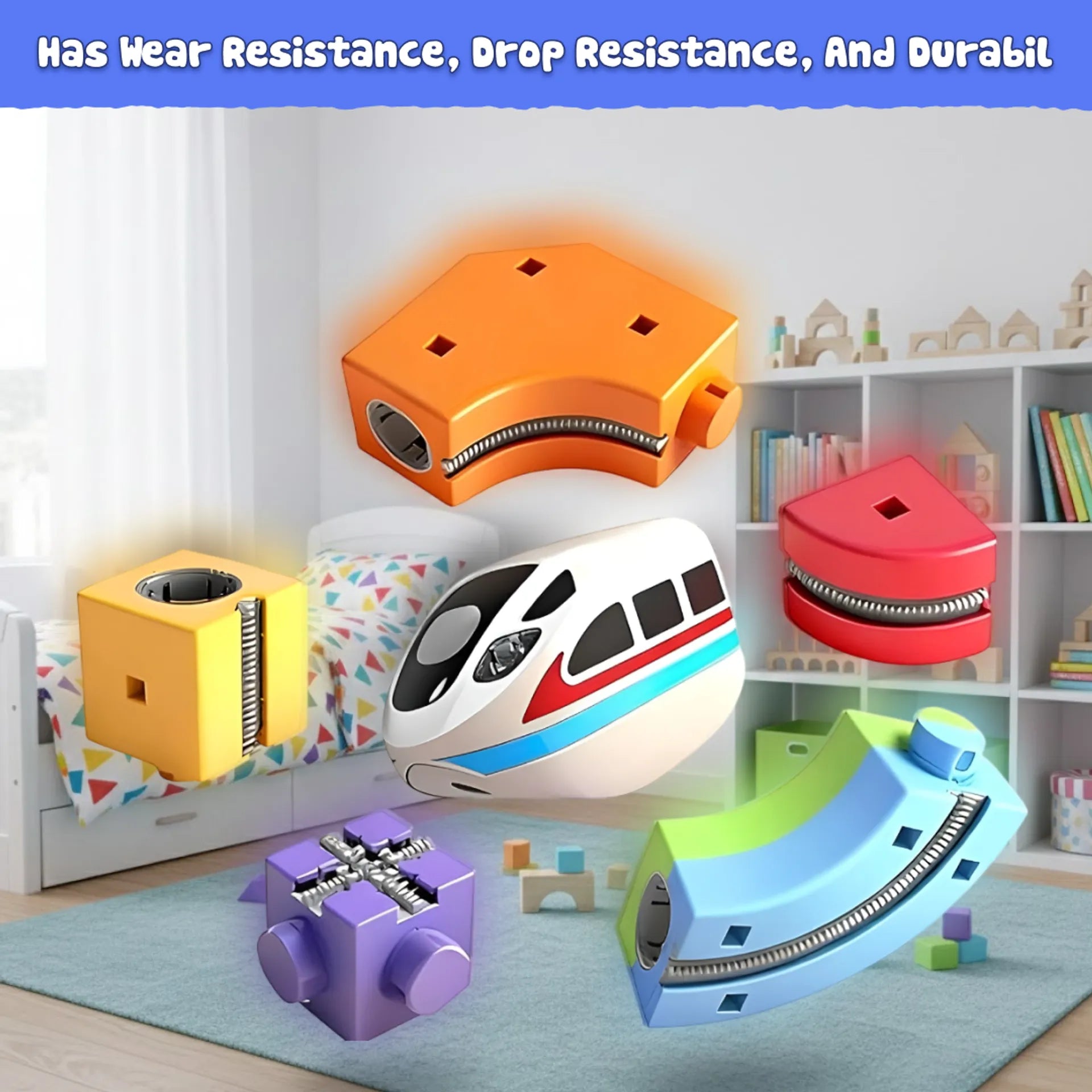 TrackFusion 3D Train Routes With Mix-And-Match STEM Cubes