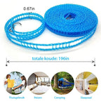 Reemoreemoo Windproof Non-Slip Clothesline