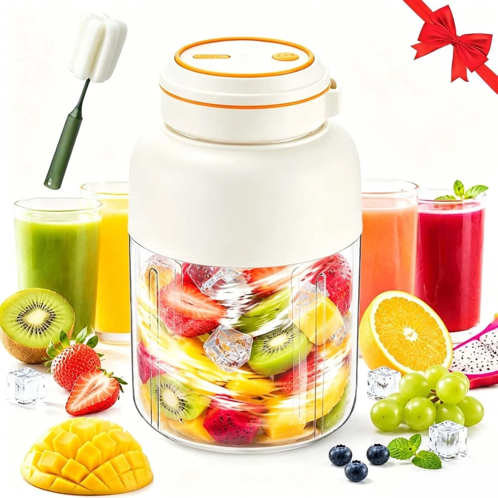 Traittion Portable Wireless Juicer Cup , Large Capacity Electric Fruit Juicer