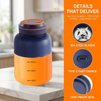 Traittion Portable Wireless Juicer Cup , Large Capacity Electric Fruit Juicer