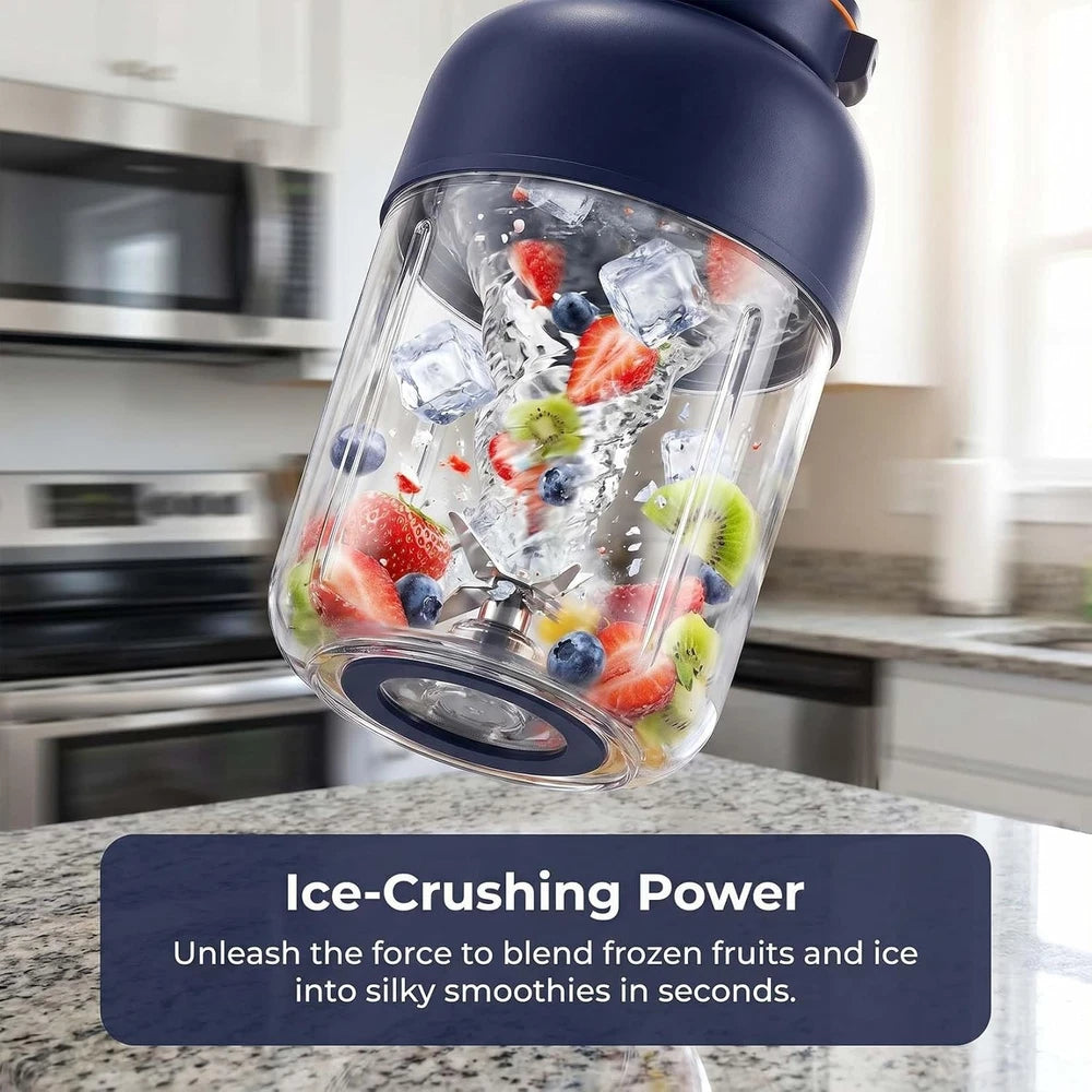Traittion Portable Wireless Juicer Cup , Large Capacity Electric Fruit Juicer